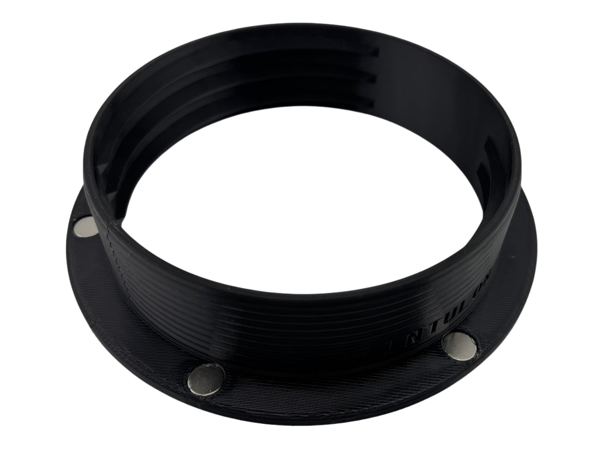 Magnetic Omni-directional Threaded Wall Flange Mount for Portable Air Conditioner 6 inch Exhaust Hose/Tube | Black | 6MNT-TUBE-BK image 3