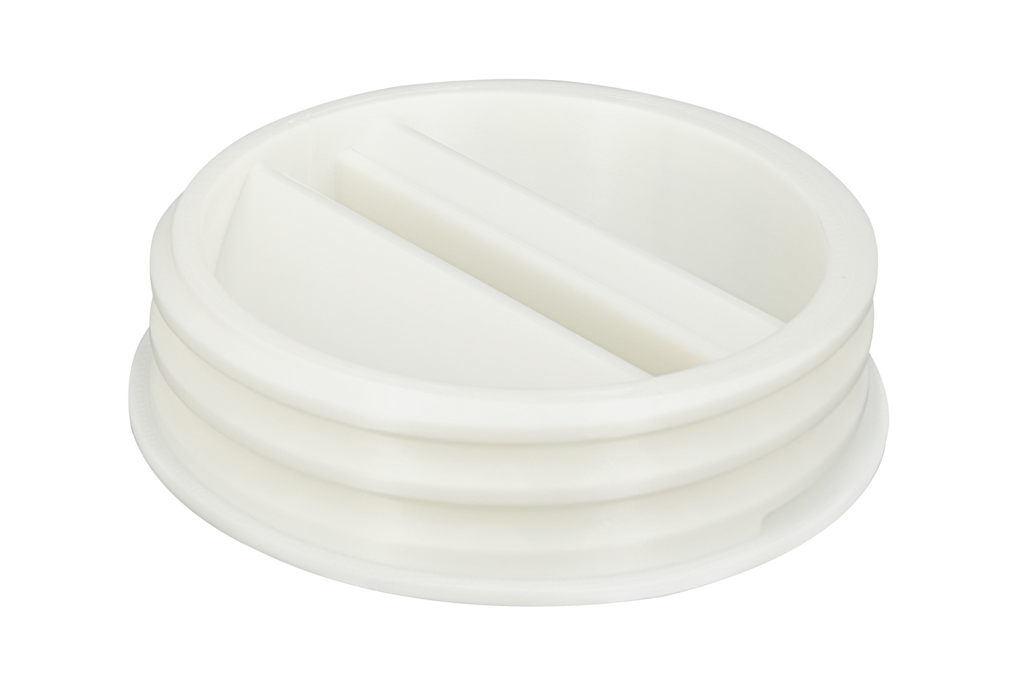 6-inch Tube Portable AC Exhaust Hose Wall Mount Plug - Clockwise Thread 6CWPLUG image 1