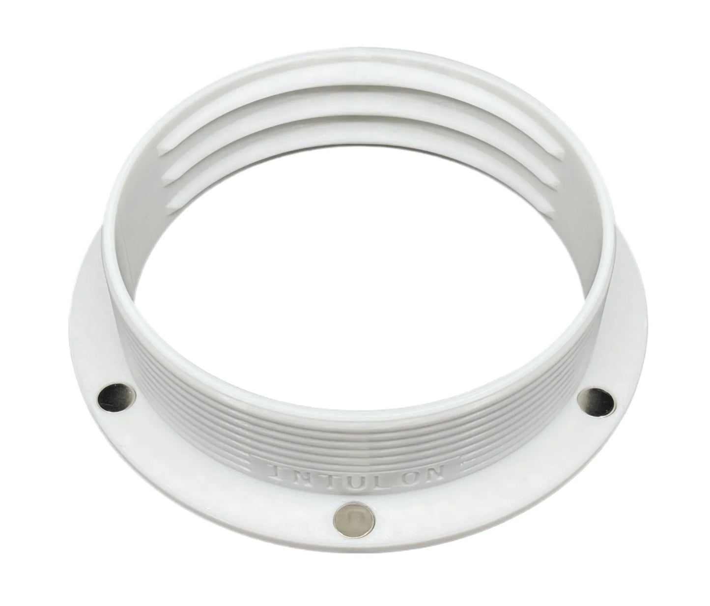 Intulon Magnetic Flange Mount and Magnetic Ring for 6 inch Diameter Tubes | White - Intulon