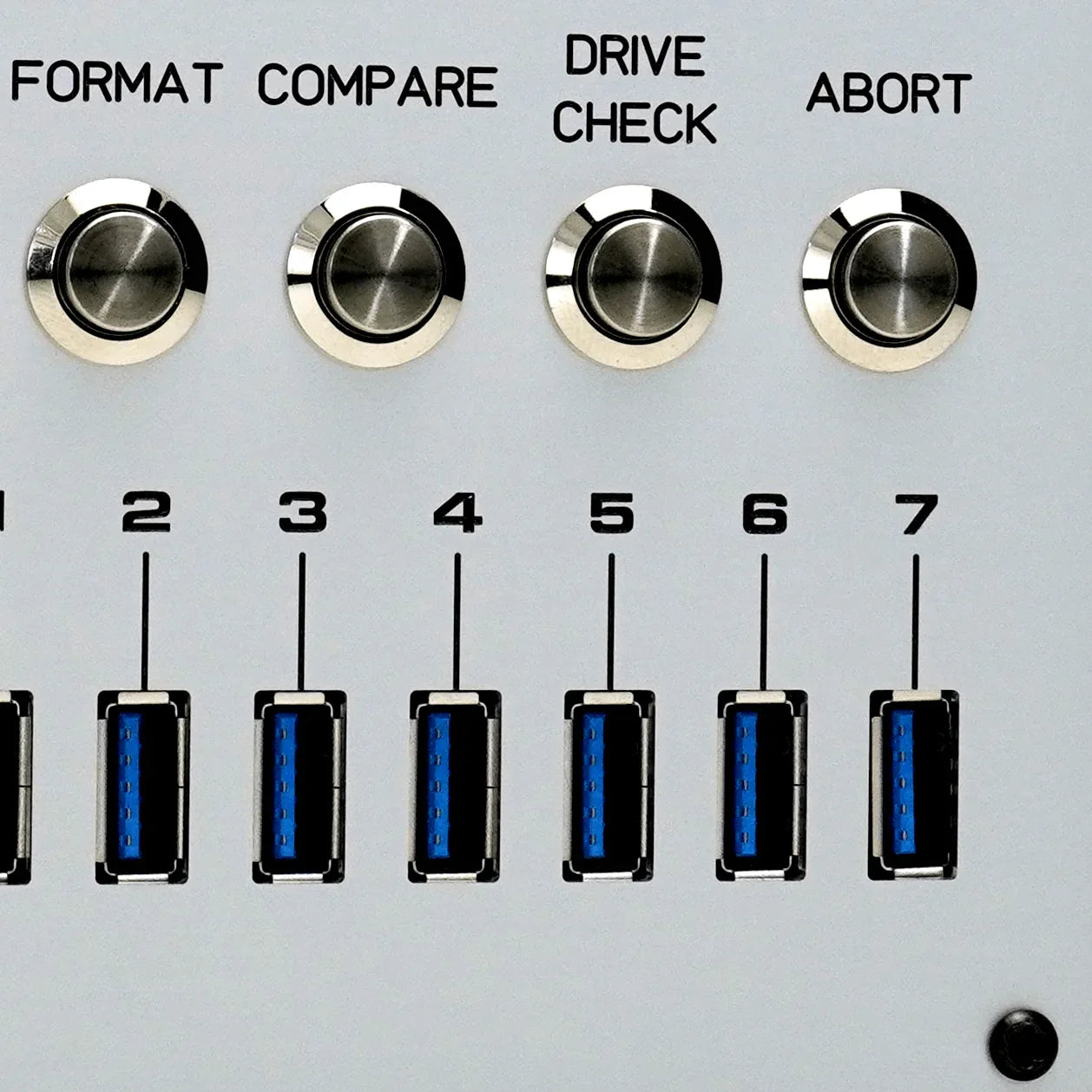 USB 3.1 Flash Drive | Hard Drive | SD Card Content Duplicator and Secure Wiper (7 Targets) | DFP-7C by Intulon - Intulon