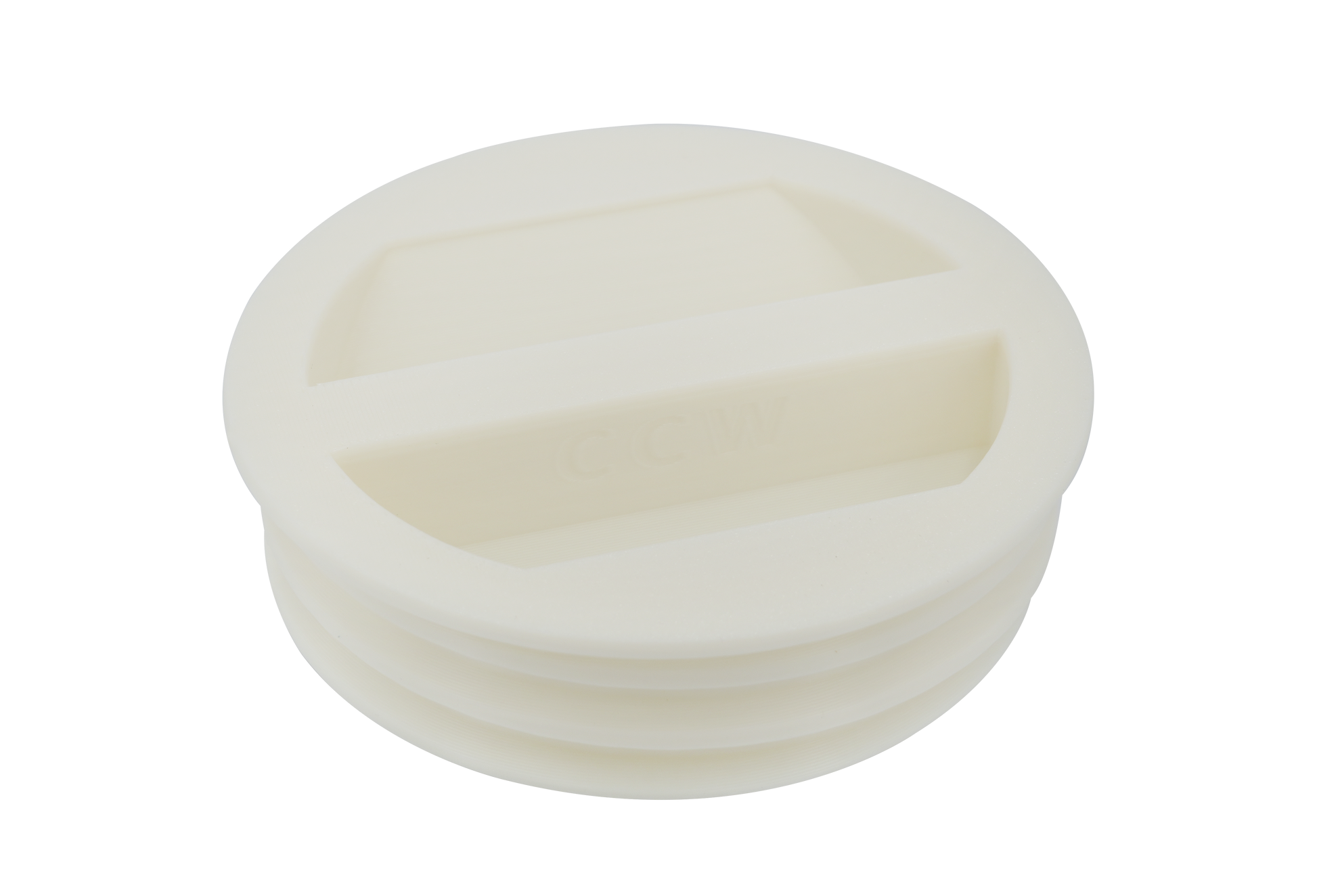 5-inch Tube Portable AC Exhaust Hose Wall Mount Plug - Counter-Clockwise Thread 5CCWPLUG image 0