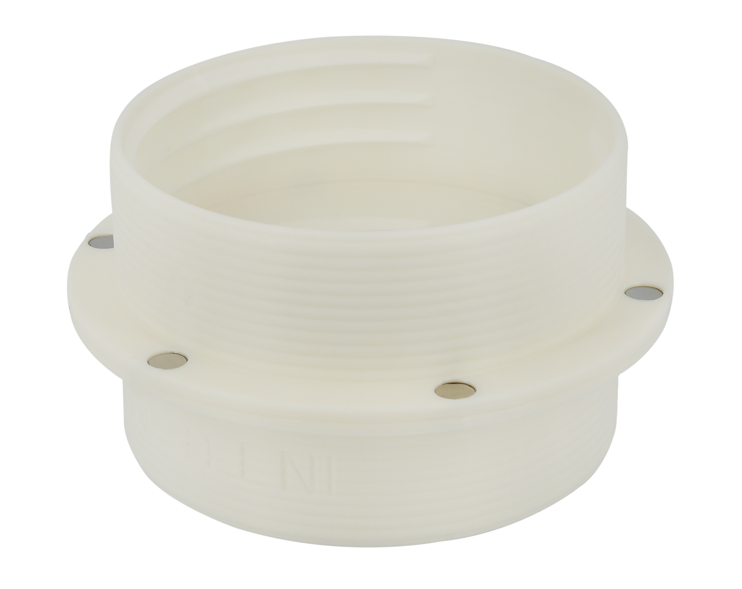 Magnetic Omni-directional Threaded Portable AC Vent Kit, 6 inch Flange Mount with Off-Season Cover | White | 6MNT-MAG-KIT-WH image 3