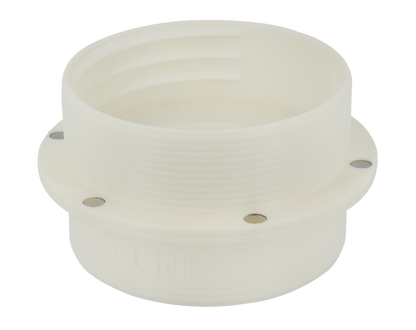 Magnetic Omni-directional Threaded Portable AC Vent Kit, 6 inch Flange Mount with Off-Season Cover | White | 6MNT-MAG-KIT-WH image 3