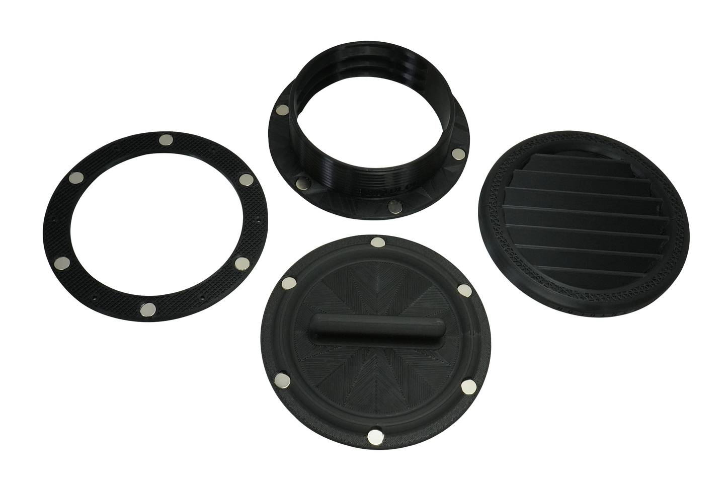 Magnetic Portable Air Conditioner Vent Kit for Campers, RVs and Tents with Off-season Cover for 5 inch Tubes  [5VENT-KIT] image 0