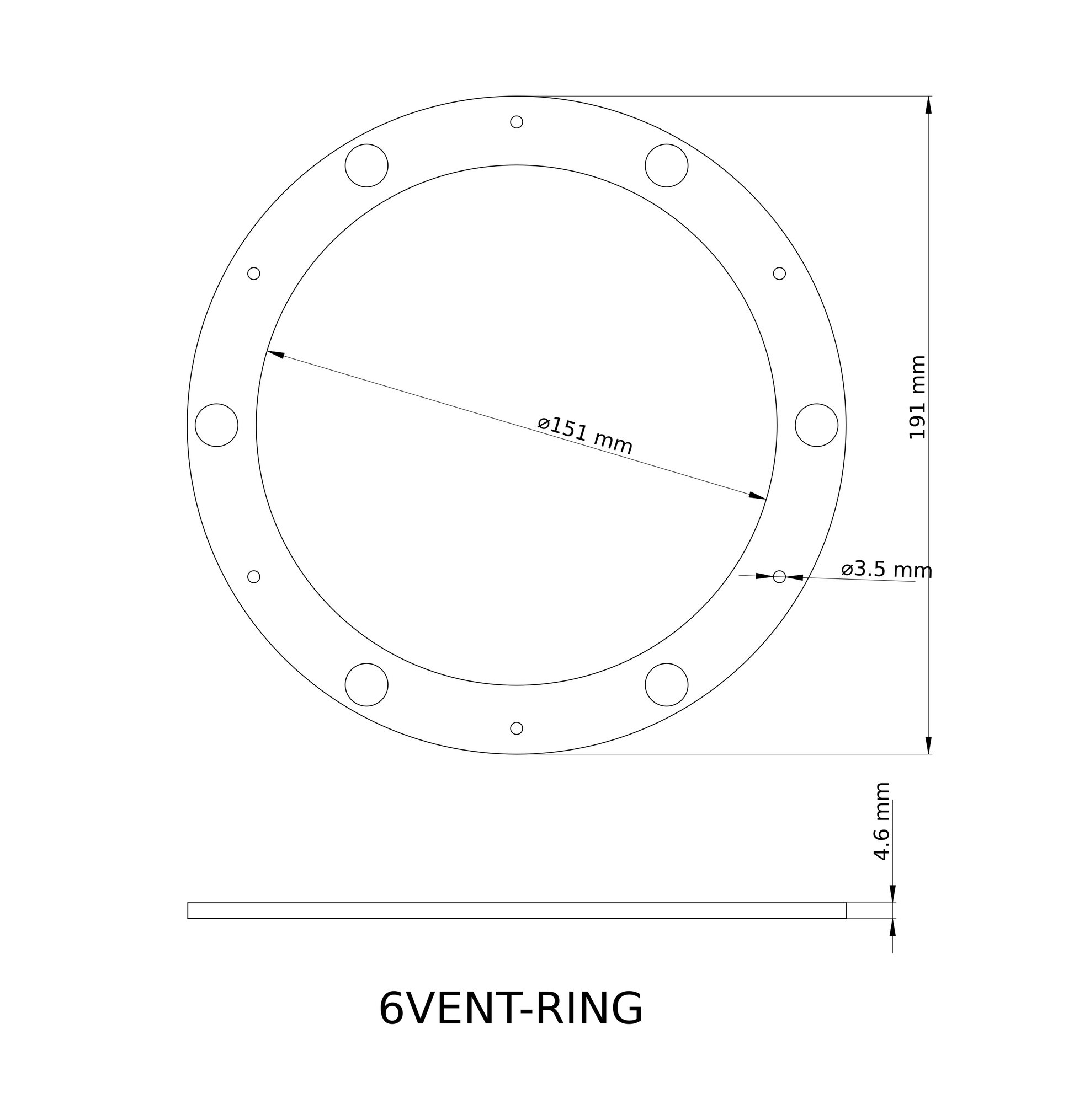 Magnetic Portable Air Conditioner Vent Kit for Campers, RVs and Tents with Off-season Cover for 6 inch Tubes  [6VENT-KIT] image 8