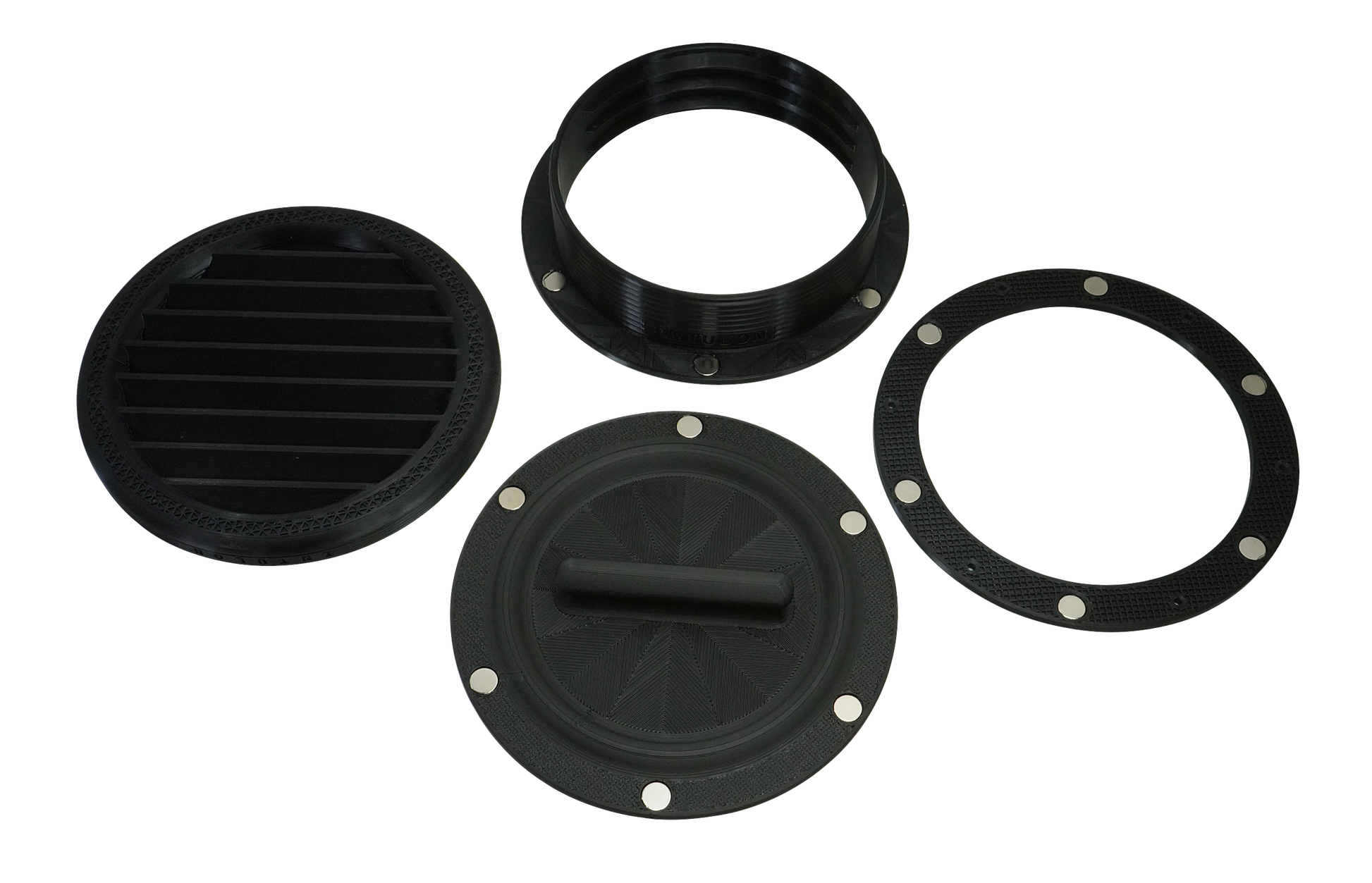 Magnetic Portable Air Conditioner Vent Kit for Campers, RVs and Tents with Off-season Cover for 6 inch Tubes  [6VENT-KIT] image 0