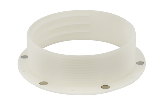 Magnetic Omni-directional Threaded Wall Flange Mount for Portable Air Conditioner 6 inch Exhaust Hose/Tube 6MNT-WALL image 0