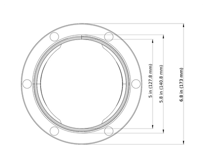Magnetic Portable Air Conditioner Vent Kit for Campers, RVs and Tents with Off-season Cover for Ecoflow Wave 2 Tube D  [EW2-D-KIT] image 13