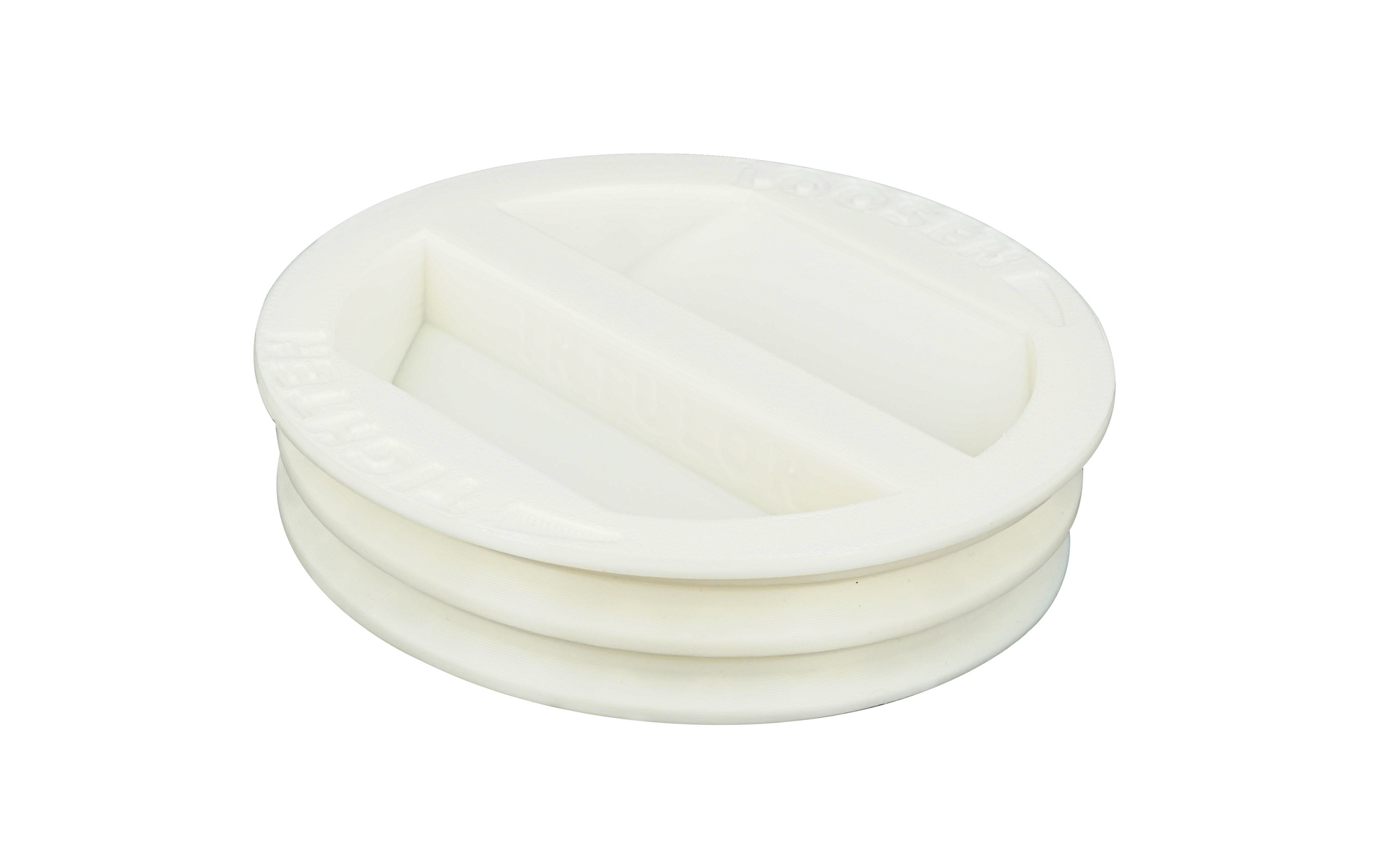 6-inch Tube Portable AC Exhaust Hose Wall Mount Plug - Counter-Clockwise Thread 6CCWPLUG image 0