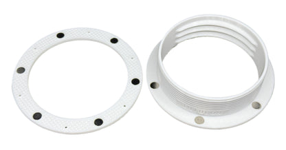 Intulon Magnetic Flange Mount and Magnetic Ring for 5 inch Diameter Tubes | White image 0