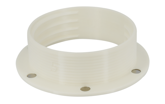 Magnetic Omni-directional Threaded Wall Flange Mount for Portable Air Conditioner 5 inch Exhaust Hose/Tube 5MNT-TUBE image 0