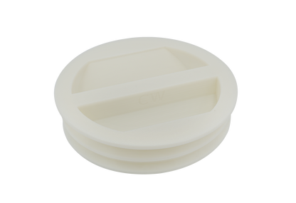 Omni-directional Threaded Wall Flange Mount for 6-inch Portable Air Conditioner Exhaust Tube with Off-Season Plug Kit/Bundle 6MNT-PLUG-KIT by Intulon image 2