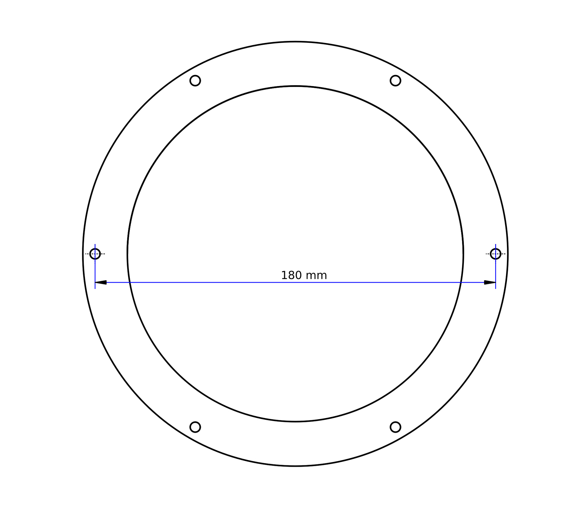 Intulon 6-inch Portable Air Conditioner Exhaust Tube Flange Mount and Off-Season Plug Bundle - Counter-Clockwise Thread - 6CCWMOUNT and 6CCWPLUG image 6