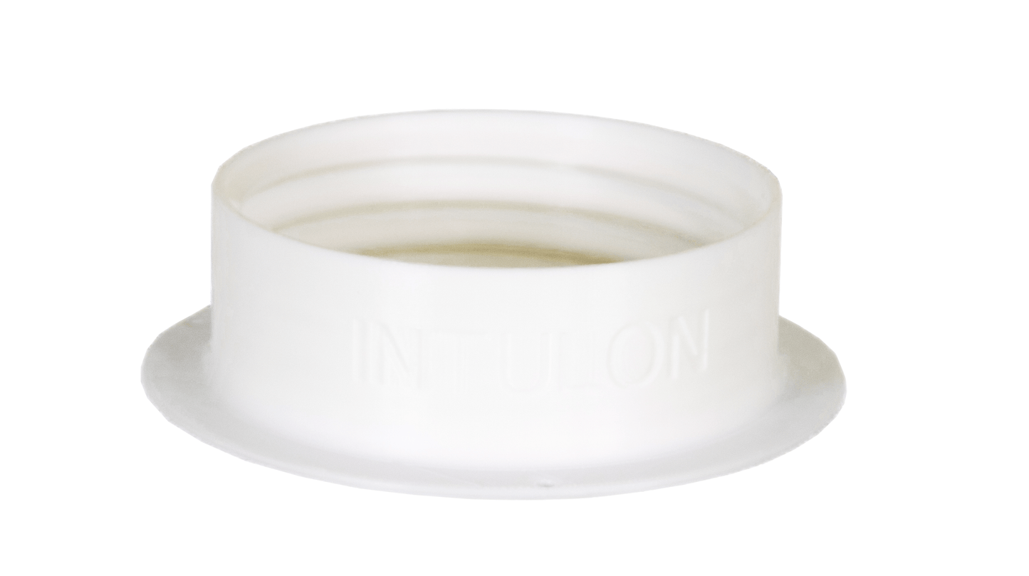 Intulon Portable Air Conditioner Exhaust Hose (5-inch) Thin Flange Wall Mount - Clockwise Thread 5CWMOUNT [White] image 0