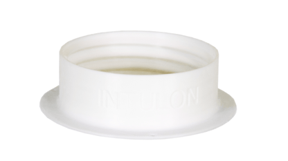 Intulon Portable Air Conditioner Exhaust Hose (5-inch) Thin Flange Wall Mount - Clockwise Thread 5CWMOUNT [White] image 0