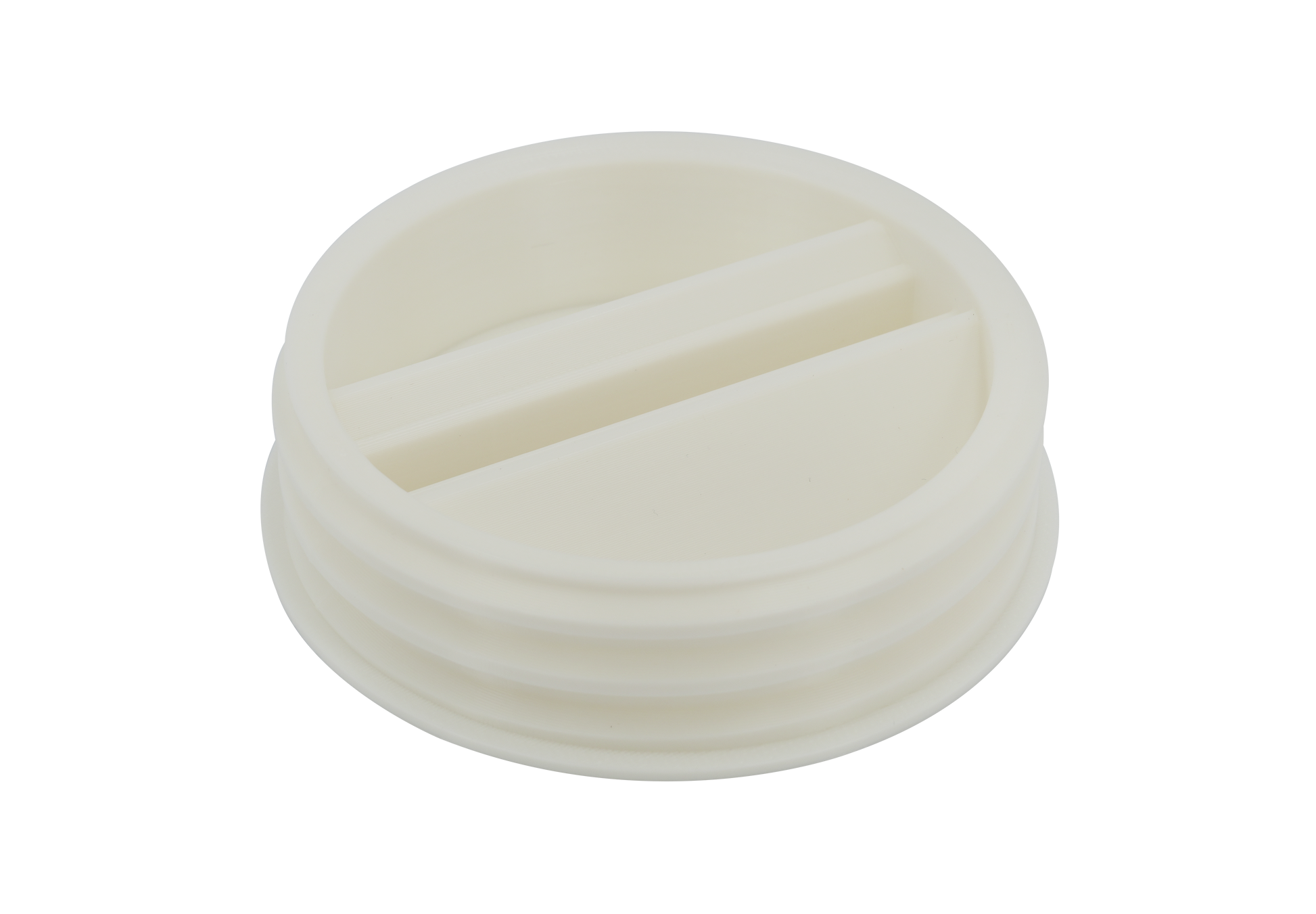 5-inch Tube Portable AC Exhaust Hose Wall Mount Plug - Clockwise Thread 5CWPLUG image 1