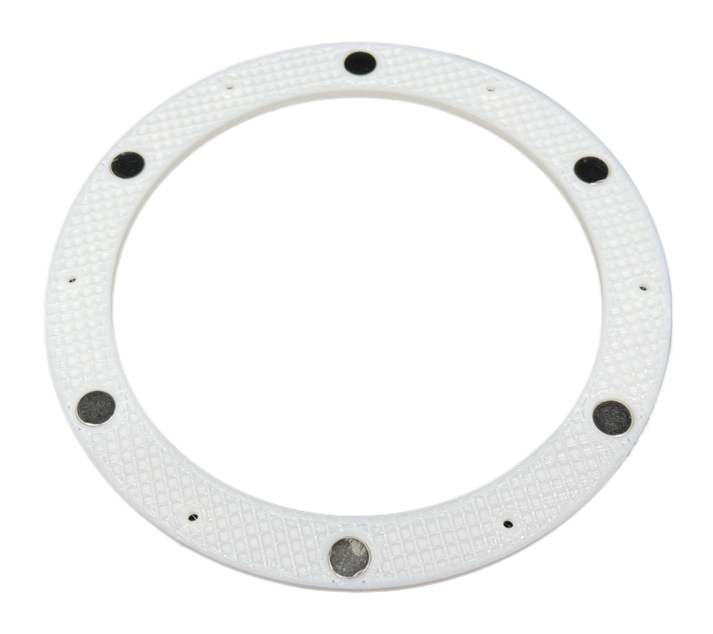 Intulon Magnetic Flange Mount and Magnetic Ring for 6 inch Diameter Tubes | White image 4