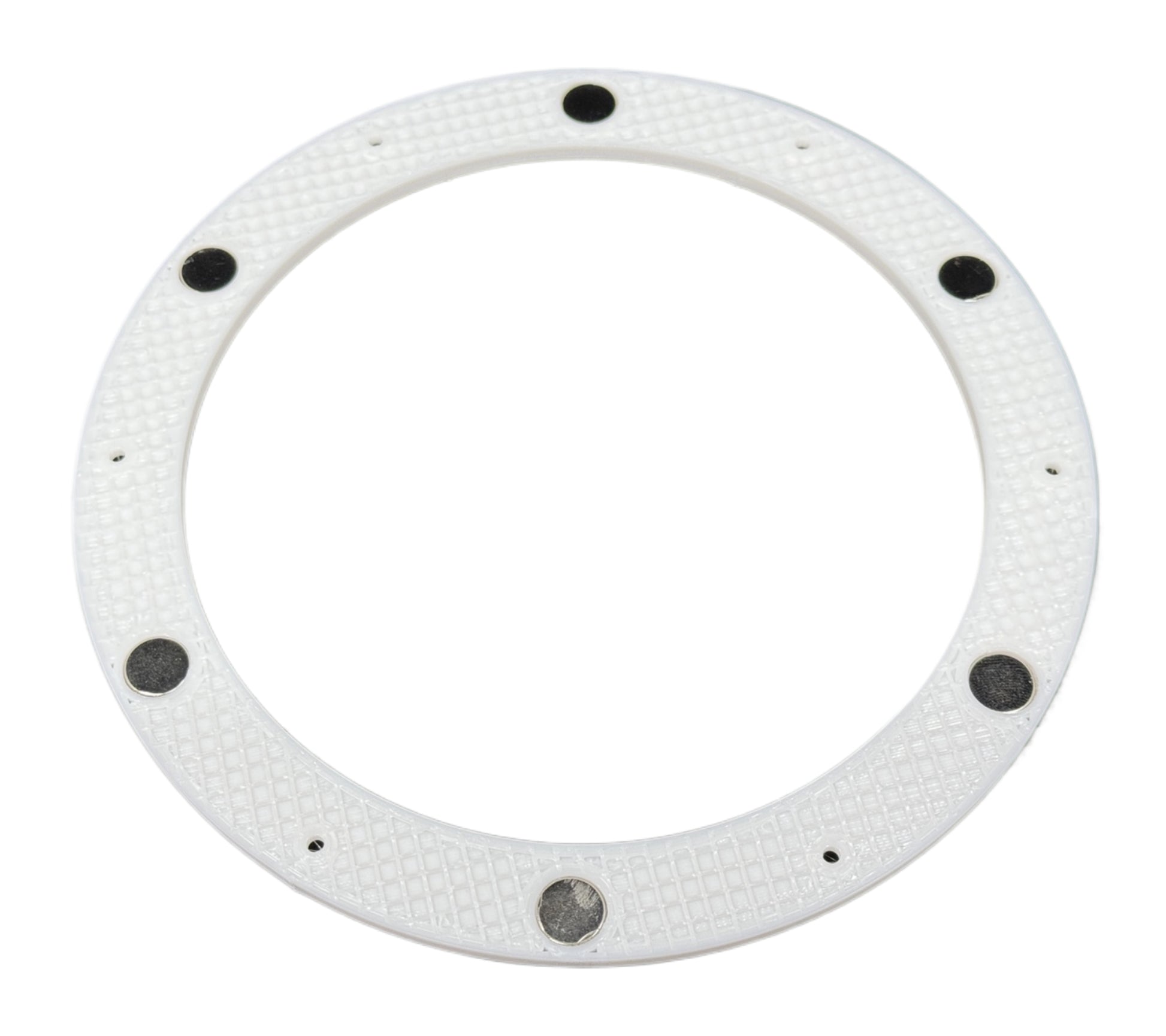 Intulon Magnetic Flange Mount and Magnetic Ring for 6 inch Diameter Tubes | White image 4