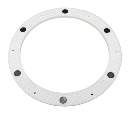 Intulon Magnetic Flange Mount and Magnetic Ring for 6 inch Diameter Tubes | White image 4