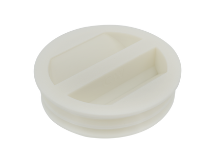 5-inch Tube Portable AC Exhaust Hose Wall Mount Plug - Clockwise Thread 5CWPLUG image 0