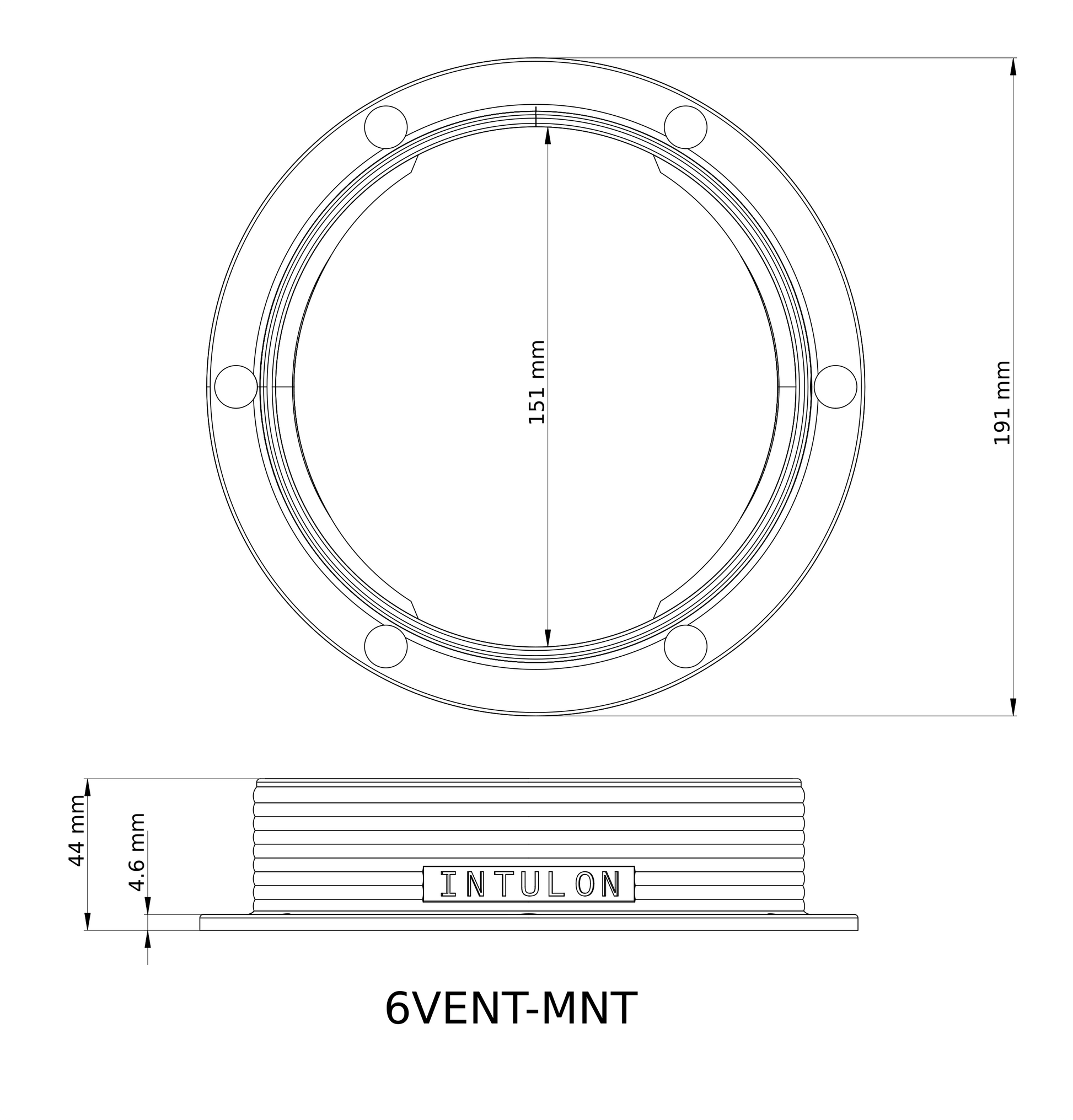 Magnetic Portable Air Conditioner Vent Kit for Campers, RVs and Tents with Net/Insect Screen and Off-season Cover for 6 inch Tubes  [6VENT-NET-KIT] image 9