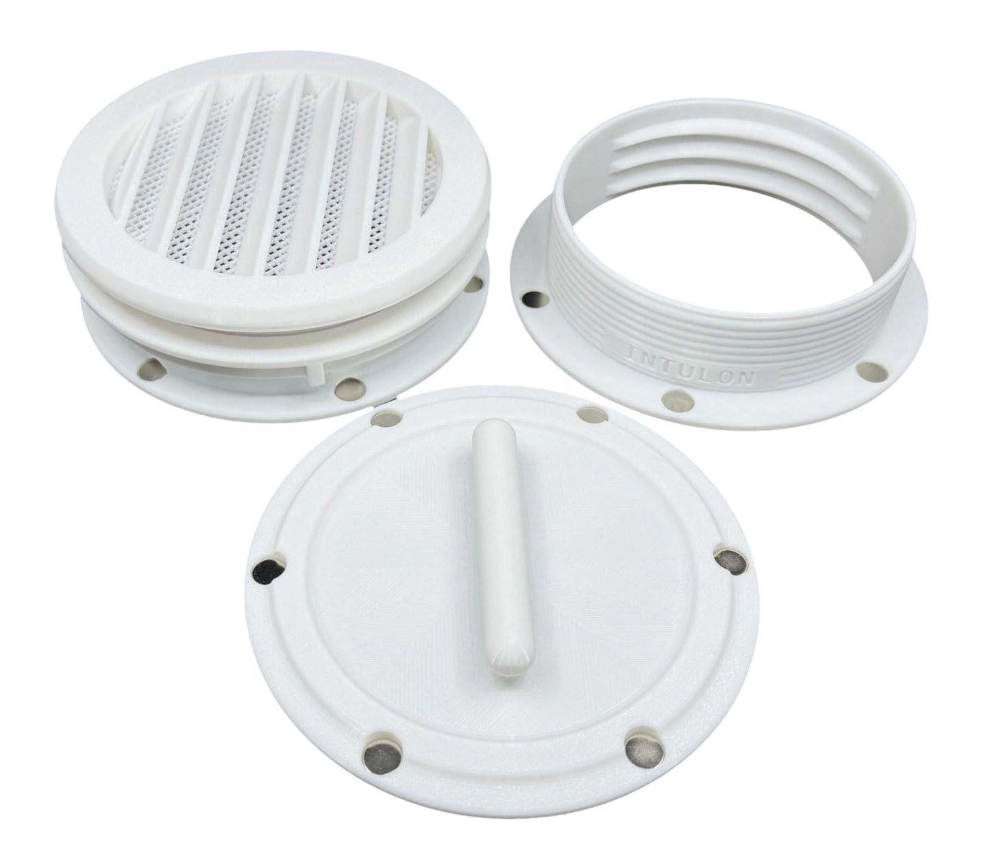 Portable Air Conditioner Vent Kit with Magnetic Tube Attachment For RVs and Houses (Type G) | Through Wall Vent Kit image 0