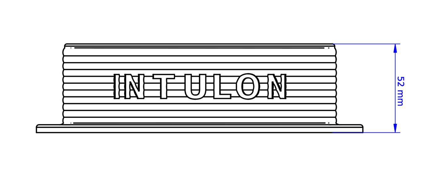 intulon 6-inch Portable Air Conditioner Exhaust Hose Flange Wall Mount - Counter-Clockwise Thread 6CCWMOUNT image 3