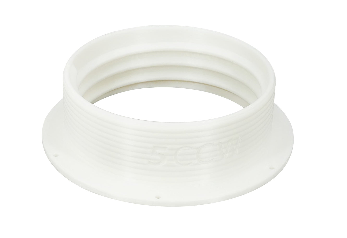 Intulon 5-inch Tube Portable Air Conditioner Exhaust Hose Flange Wall Mount - Counter Clockwise Thread 5CCWMOUNT image 0