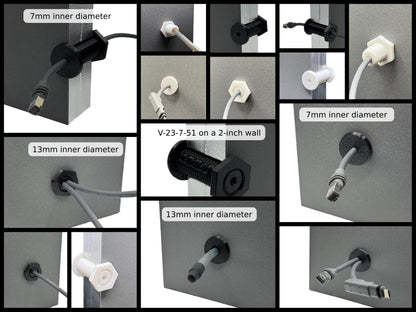 Intulon Grommet Tool Kit for Starlink Ethernet Cable Pass Through, Waterproof with Included Transparent Silicone Caulk, RV and House Wall Cable Management [2-Pack] image 5