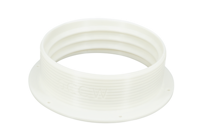 Intulon 6-inch Portable Air Conditioner Exhaust Tube Flange Mount and Off-Season Plug Bundle - Counter-Clockwise Thread - 6CCWMOUNT and 6CCWPLUG image 2