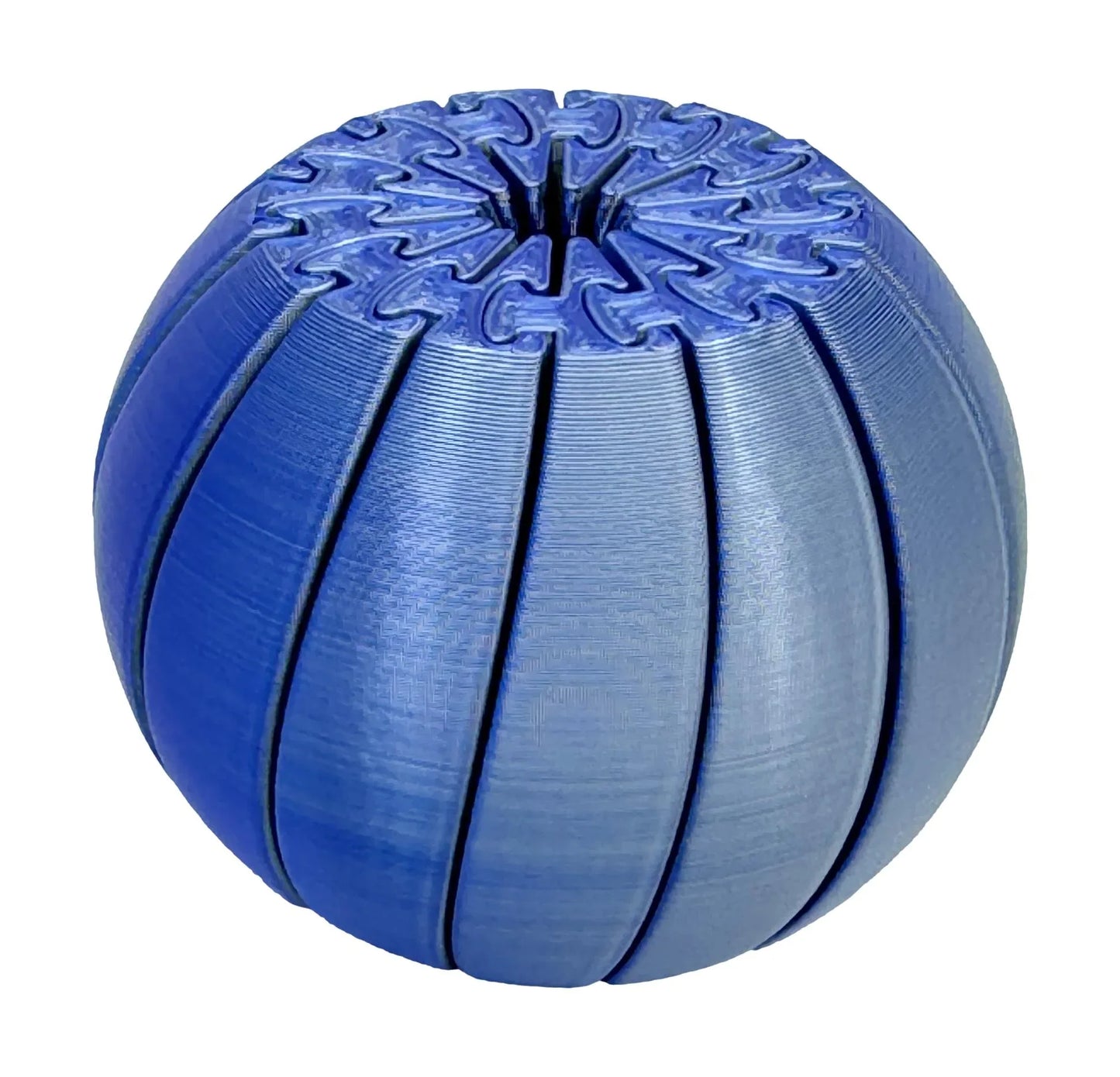 Intulon 3D-Printed Fidget Ball - 14 Section Design for Stress Relief and Entertainment - 3 Inch Diameter - Intulon