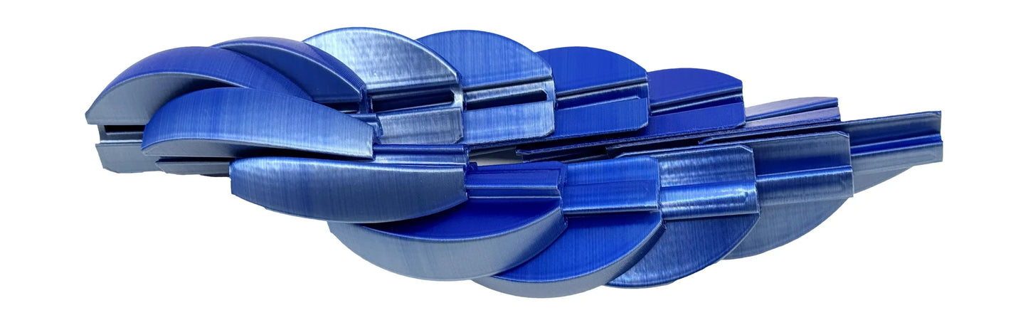 Intulon 3D-Printed Fidget Ball - 14 Section Design for Stress Relief and Entertainment - 3 Inch Diameter - Intulon