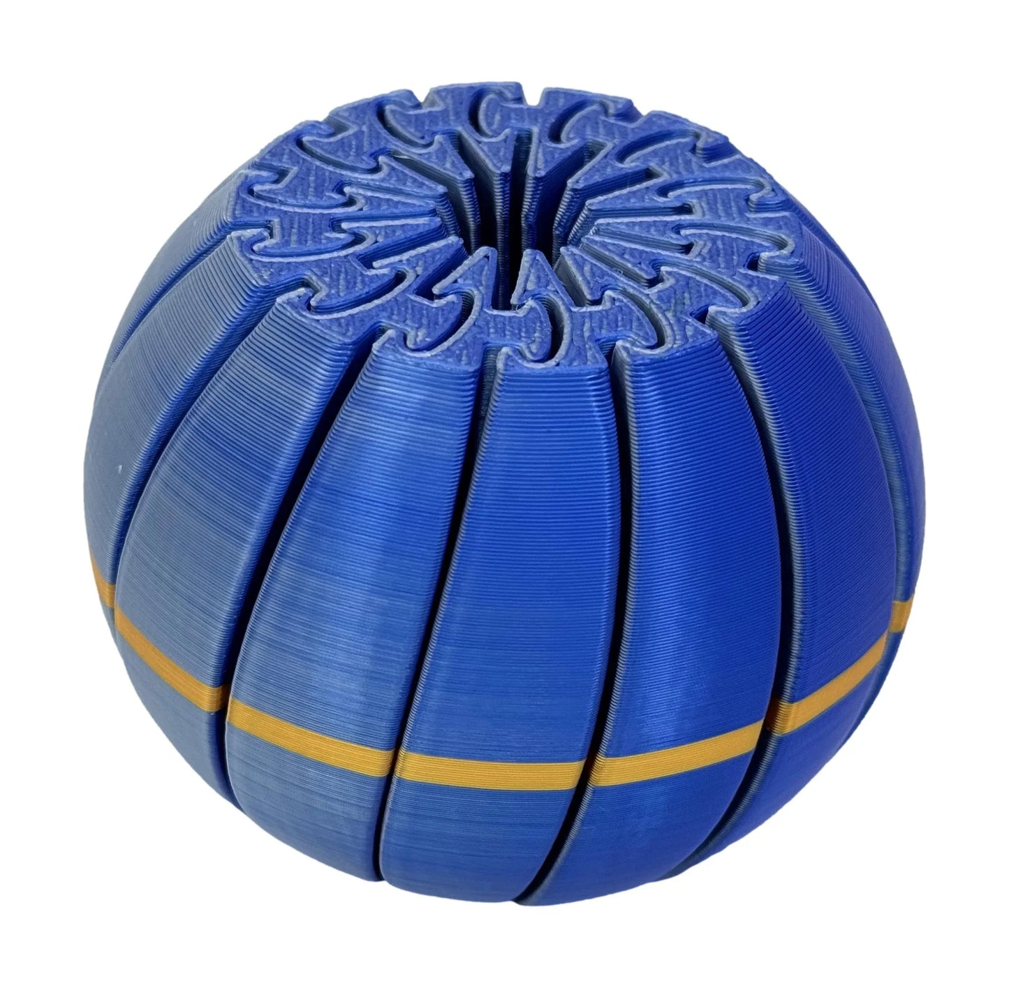 Intulon 3D-Printed Fidget Ball - 14 Section Design for Stress Relief and Entertainment - 3 Inch Diameter - Intulon