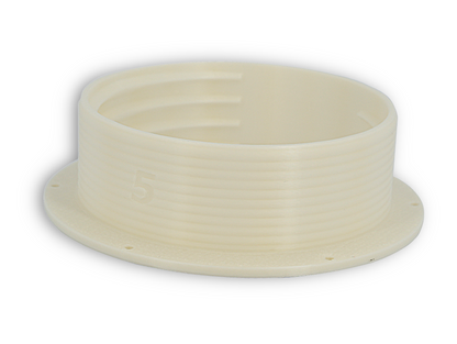 Omni-directional Threaded Flange Mount for Portable Air Conditioner Exhaust Hose - 5 inch image