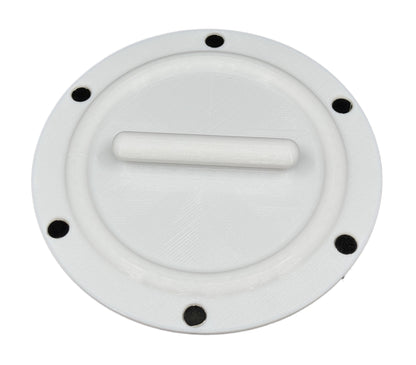 Magnetic Omni-directional Threaded Wall Flange Mount for Portable Air Conditioner 6 inch Exhaust Hose with Off-Season Cover and Flange Ring 6MAG-RING-KIT image 3