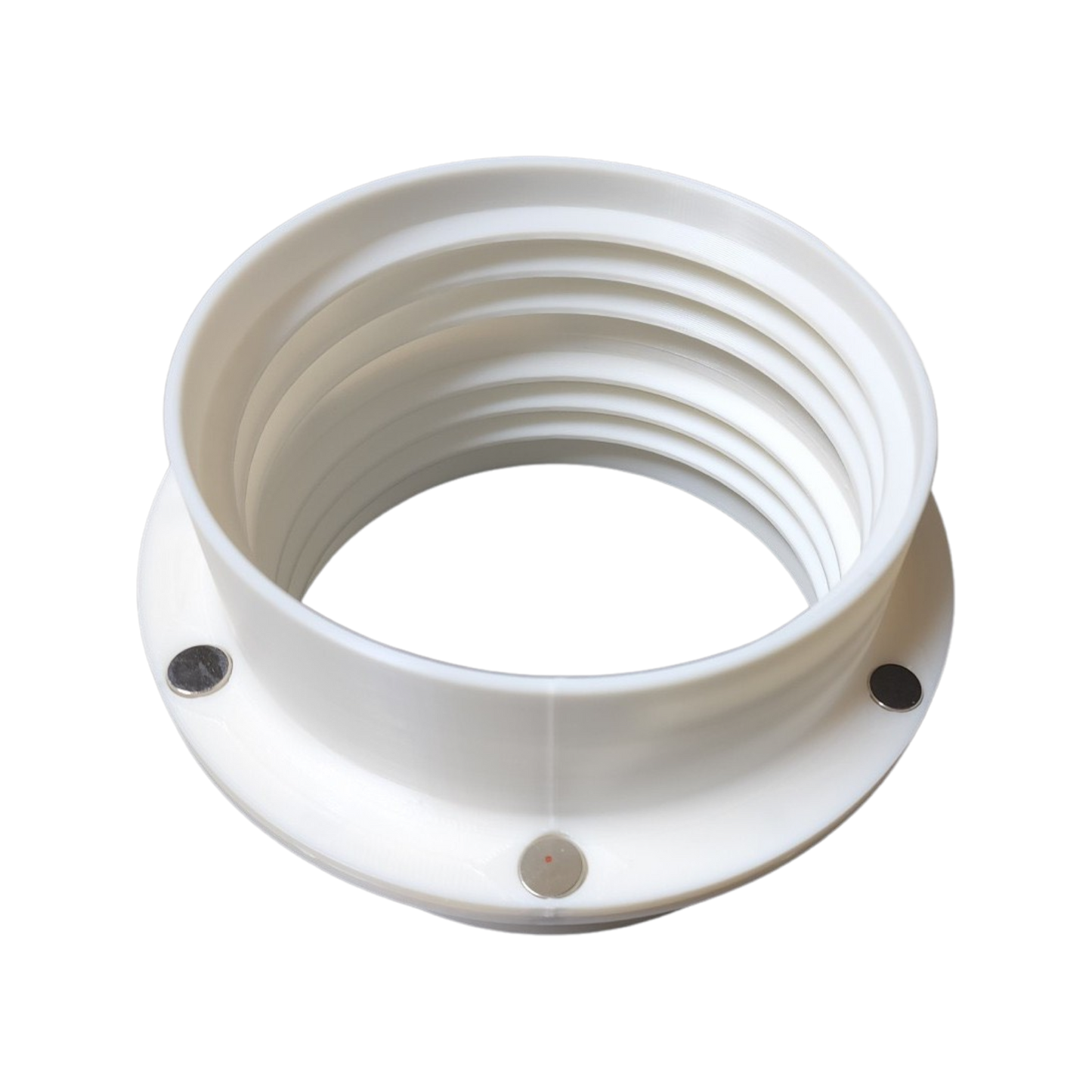 Magnetic Portable Air Conditioner 6-inch Exhaust Tube Flange Wall Mount and Cover - Counter-Clockwise Thread image 1