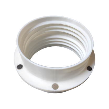 Magnetic Portable Air Conditioner 6-inch Exhaust Tube Flange Wall Mount and Cover - Counter-Clockwise Thread image 1