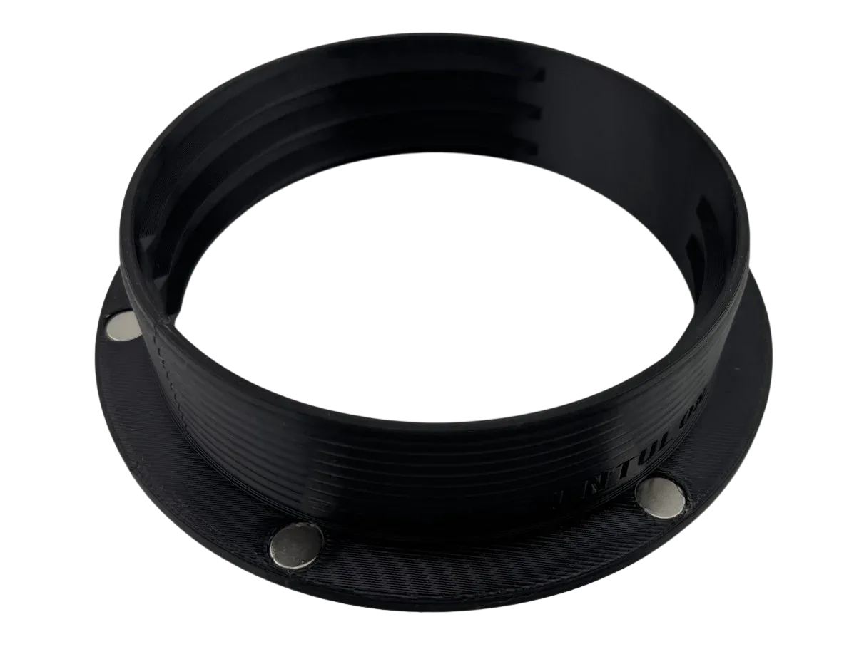 Magnetic Omni-directional Threaded Wall Flange Mount for Portable Air Conditioner for Ecoflow Wave 2 Tube D | Black | D-MNT-TUBE-BK - Intulon