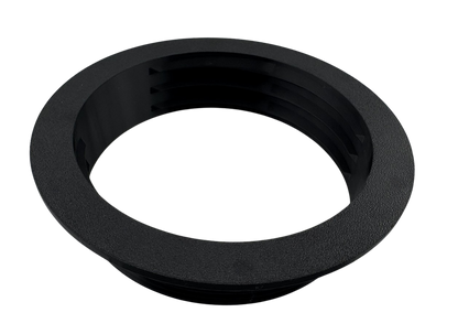 Magnetic Omni-directional Threaded Wall Flange Mount for Portable Air Conditioner 6 inch Exhaust Hose/Tube | Black | 6MNT-TUBE-BK image 2