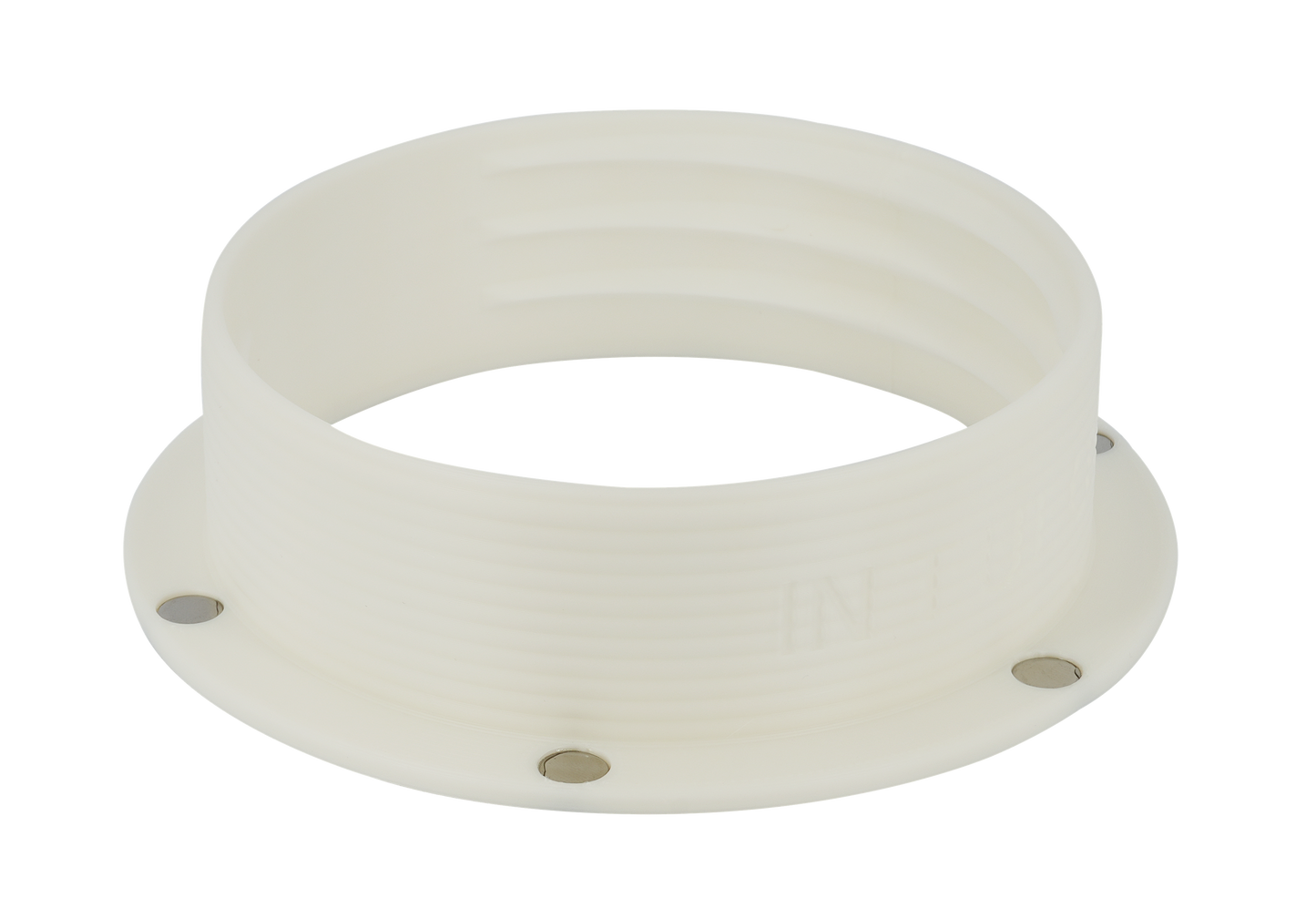 Magnetic Omni-directional Threaded Wall Flange Mount for Portable Air Conditioner 6 inch Exhaust Hose/Tube 6MNT-TUBE-WH image 0