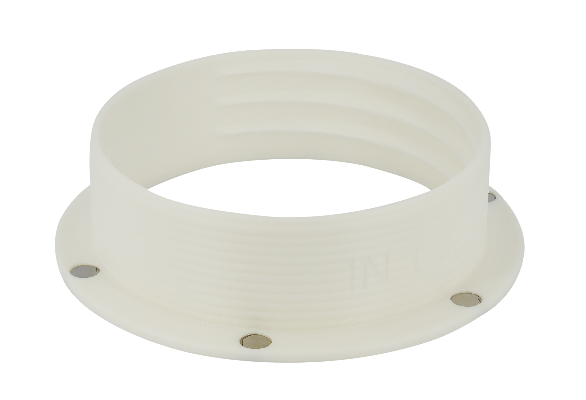 Magnetic Omni-directional Threaded Wall Flange Mount for Portable Air Conditioner 6 inch Exhaust Hose/Tube 6MNT-TUBE-WH image 0