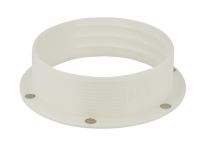 Magnetic Omni-directional Threaded Wall Flange Mount for Portable Air Conditioner 6 inch Exhaust Hose/Tube 6MNT-TUBE-WH image 0