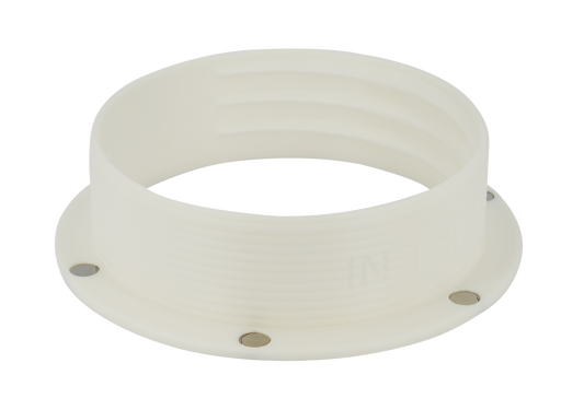 Magnetic Omni-directional Threaded Wall Flange Mount for Portable Air Conditioner 6 inch Exhaust Hose/Tube 6MNT-TUBE-WH image 0