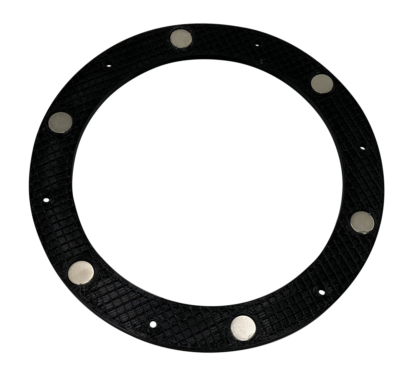 Intulon Magnetic Flange Mount and Magnetic Ring for 6 inch Diameter Tubes | Black image 3