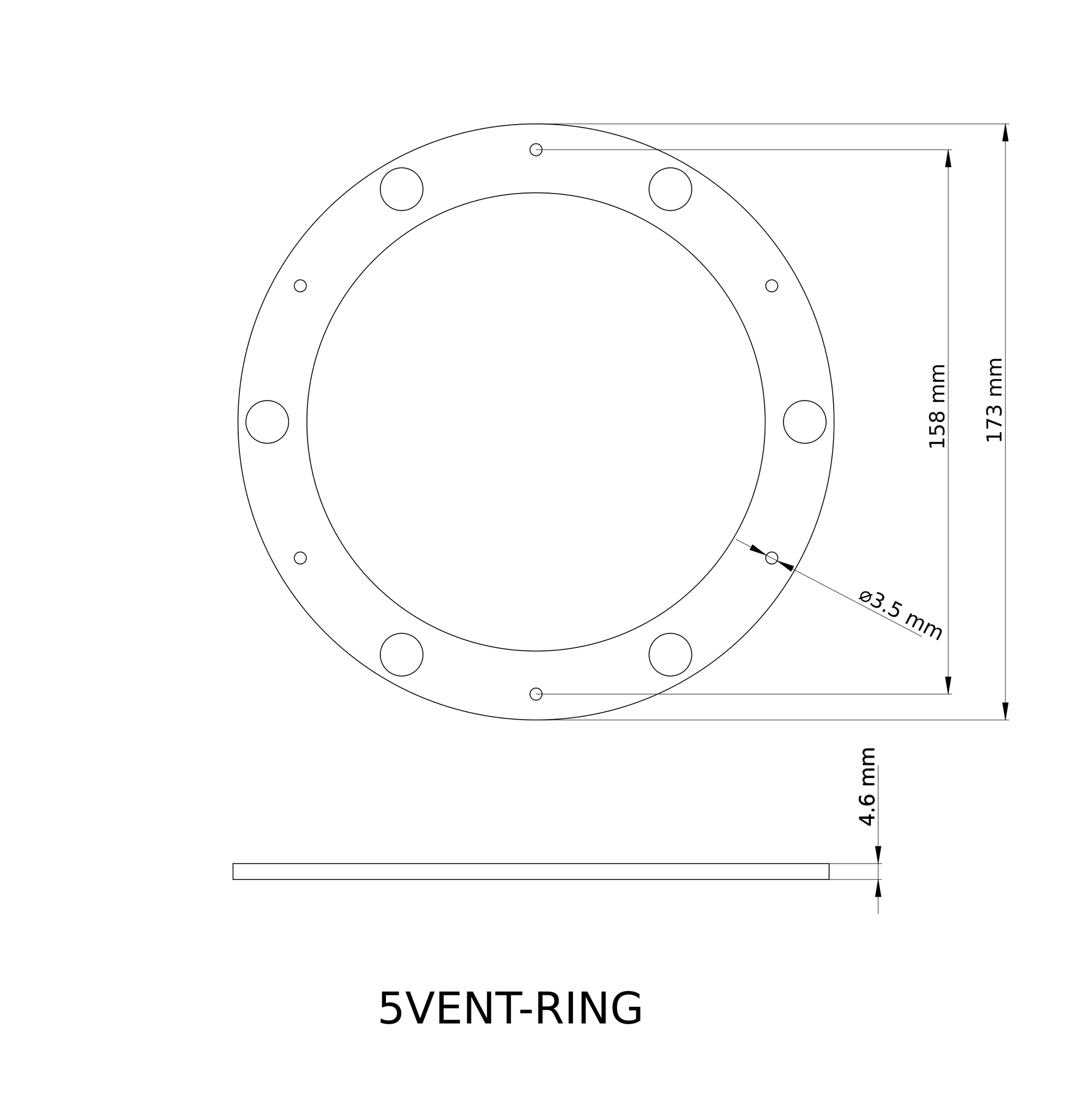 Magnetic Portable Air Conditioner Vent Kit for Campers, RVs and Tents with Net/Insect Screen and Off-season Cover for 5 inch Tubes  [5VENT-NET-KIT] image 6