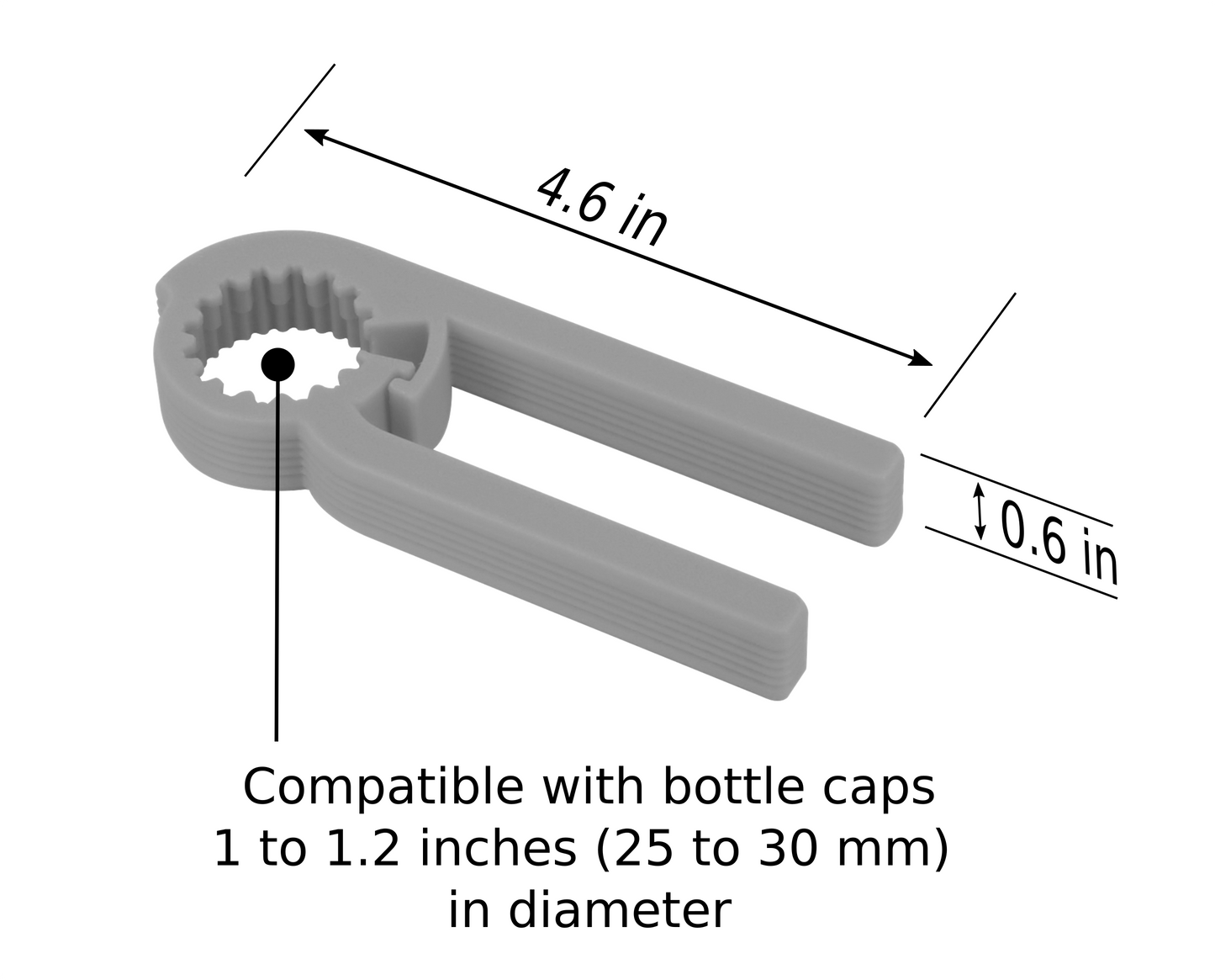Intulon V5 高齢者向けウォーター/ソーダボトルオープナー - 人間工学に基づいたキッチンガジェット