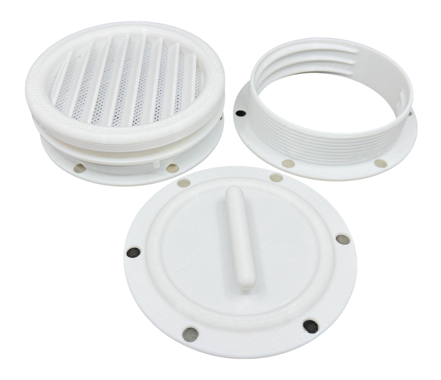 Portable Air Conditioner Vent Kit with Magnetic Tube Attachment For RVs and Houses (Type G) | Through Wall Vent Kit image