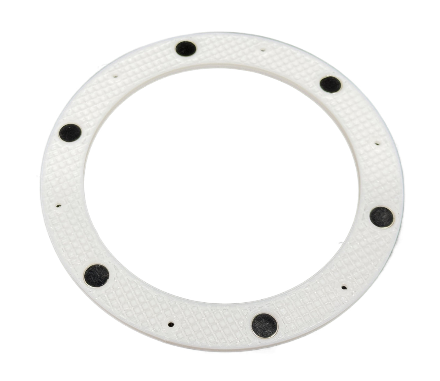 Intulon Magnetic Flange Mount and Magnetic Ring for 5 inch Diameter Tubes | White image 3