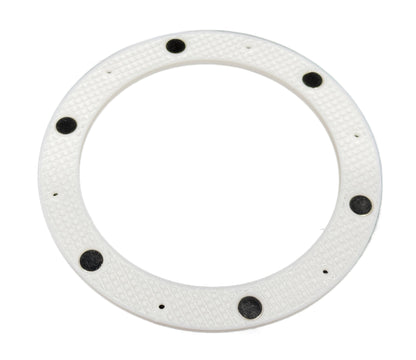 Intulon Magnetic Flange Mount and Magnetic Ring for 5 inch Diameter Tubes | White image 3