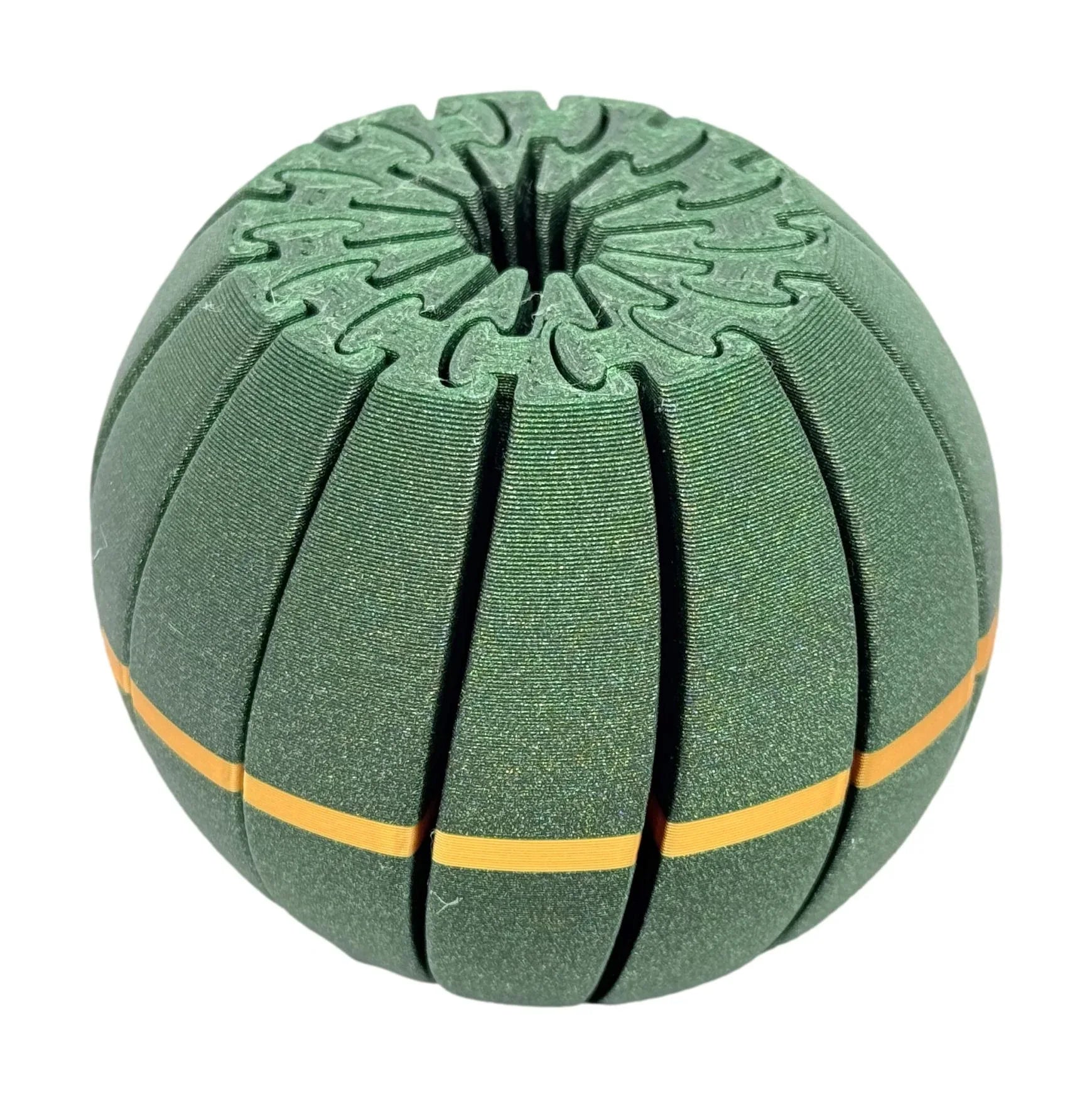 Intulon 3D-Printed Fidget Ball - 14 Section Design for Stress Relief a